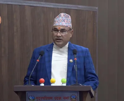 राजनीतिक स्थायित्वका लागि विश्वासको मत दिन मुख्यमन्त्री शाहको आग्रह