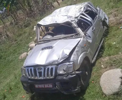 कैलालीको गेटामा स्कारपियो दुर्घटना हुँदा १ जनाको मृत्यु, ५ जना घाईते