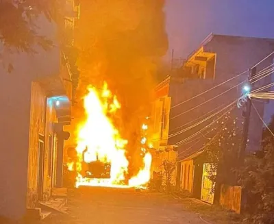 डडेल्धुरामा अचानक गोठमा आगलागी हुँदा क्षती